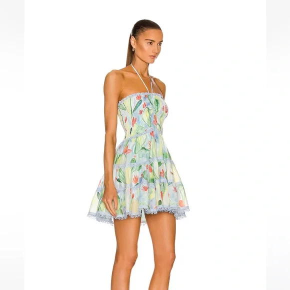 Charo Ruiz Enya Mini Dress in Barbary Print small - Picture 2 of 4